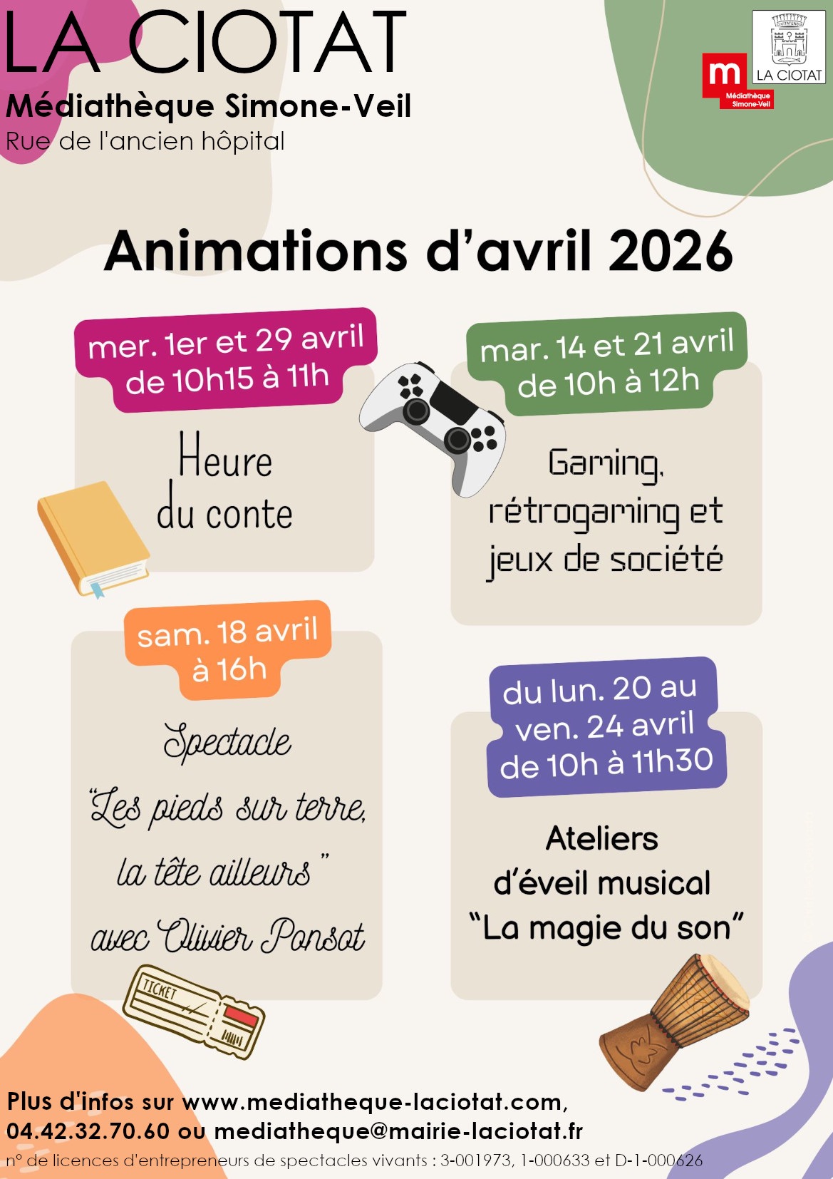 La Ciotat (13) : Découvrez les incroyables rendez-vous culturels organisés par la ville en avril 2026 !