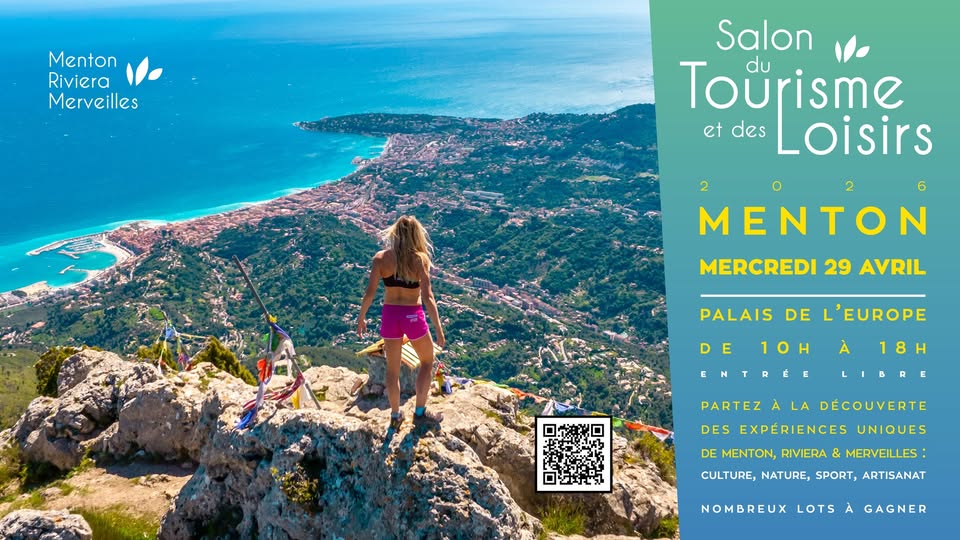 Menton accueille le salon du tourisme et des loisirs mercredi 29 avril 2026 !