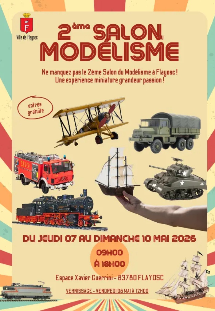 Flayosc (Var) : Deuxième salon du modélisme