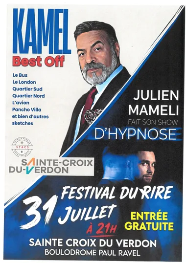 Sainte-Croix-du-Verdon (04) : Le Festival du rire débutera le 31 juillet