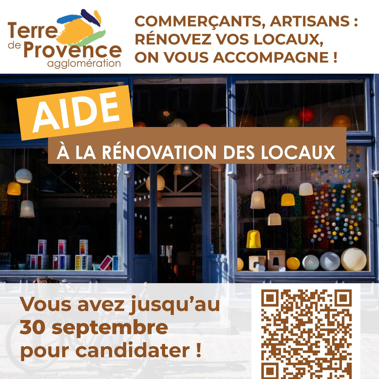 Terre de Provence Agglomération (13) et aide à la rénovation en centre ville : Une nouvelle aide financière jusqu’à 12 000 euros pour les entreprises !