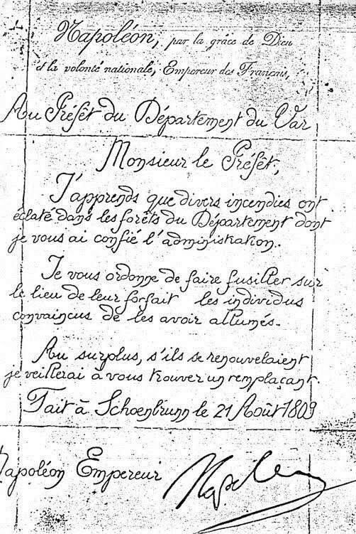Non, Napoléon n’a jamais ordonné de fusiller les pyromanes du Var : l’histoire de ce faux qui resurgit chaque été