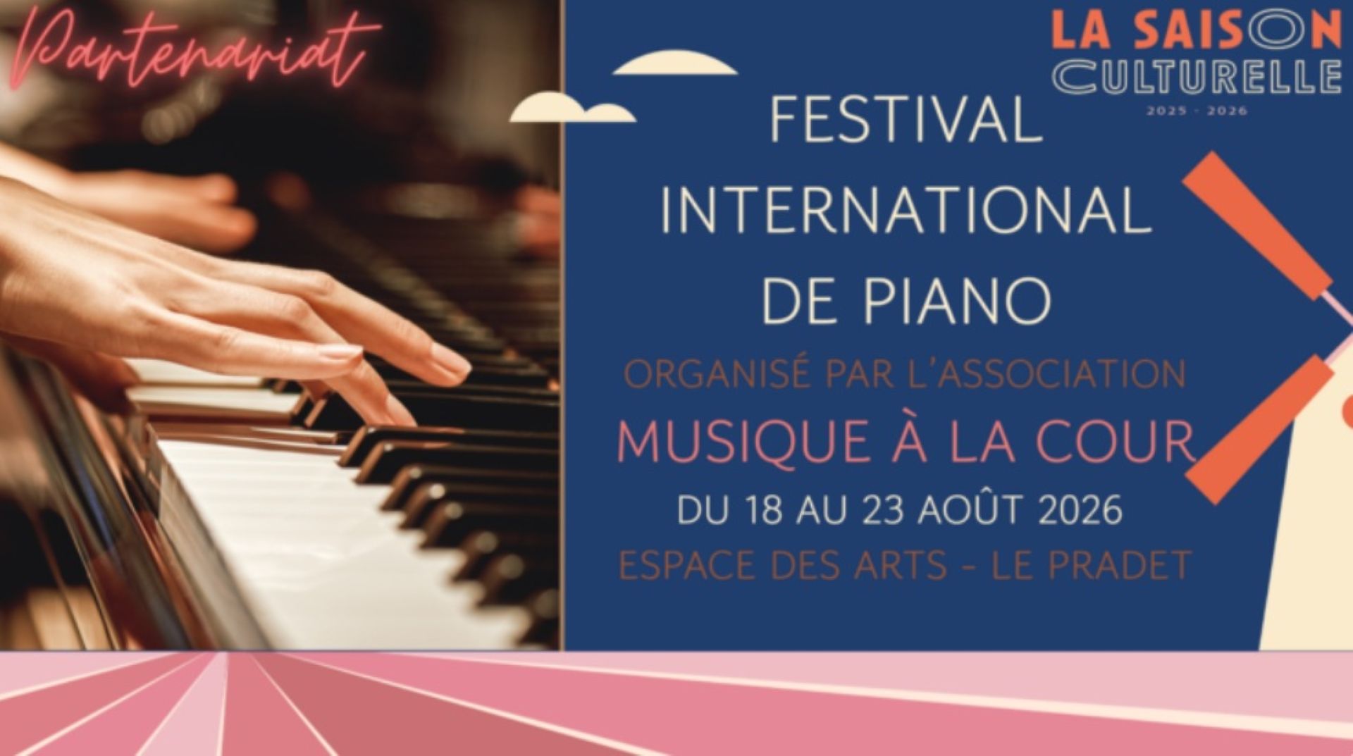Festival international de Piano au Pradet (83) du mardi 18 au dimanche 23 août 2026
