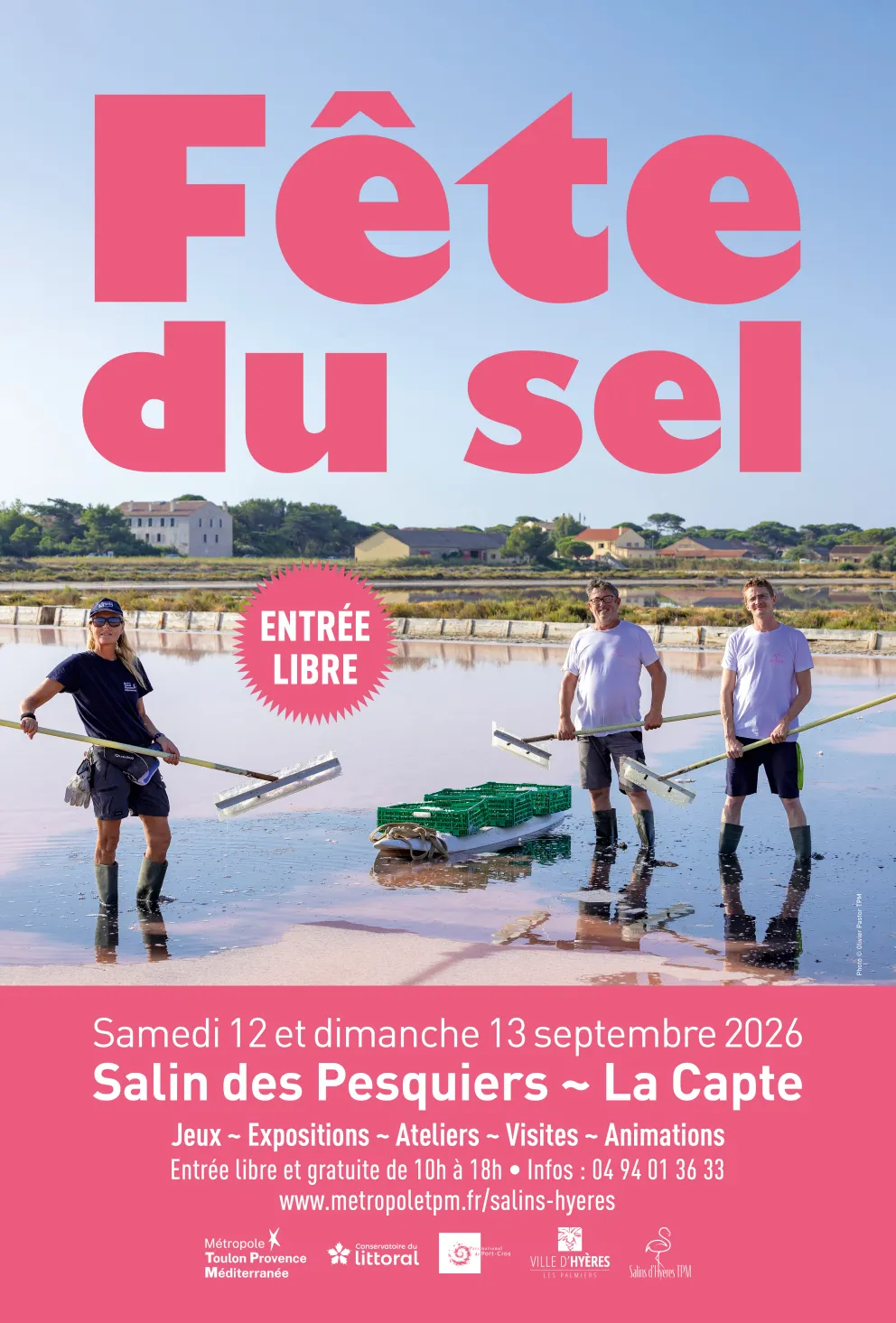 Fête du Sel 2026 au Salin des Pesquiers de Hyères (83) du 12 au 16 septembre