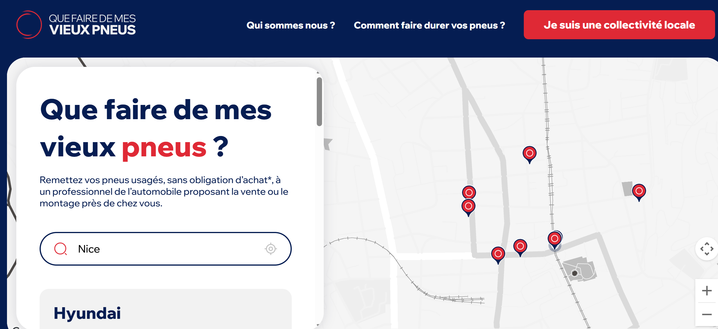 Que faire de mes vieux pneus ?