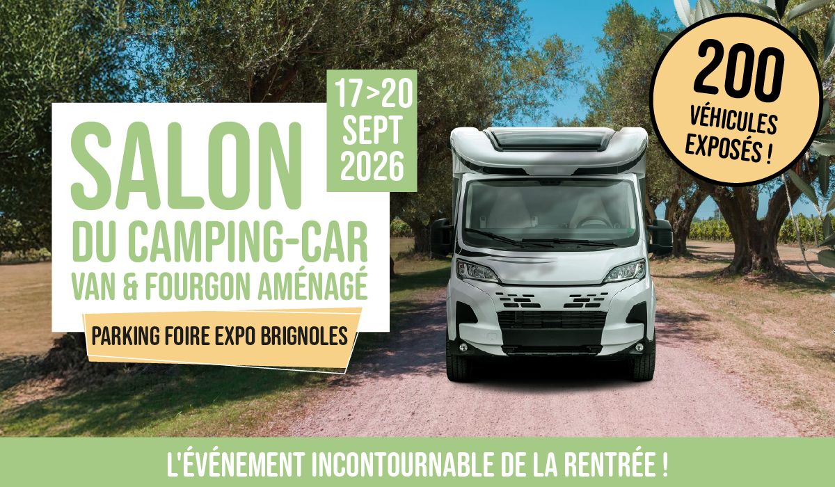 Salon du Camping-Car, Van et Fourgon Aménagé de Brignoles 2026 : Plus de 150 véhicules à découvrir