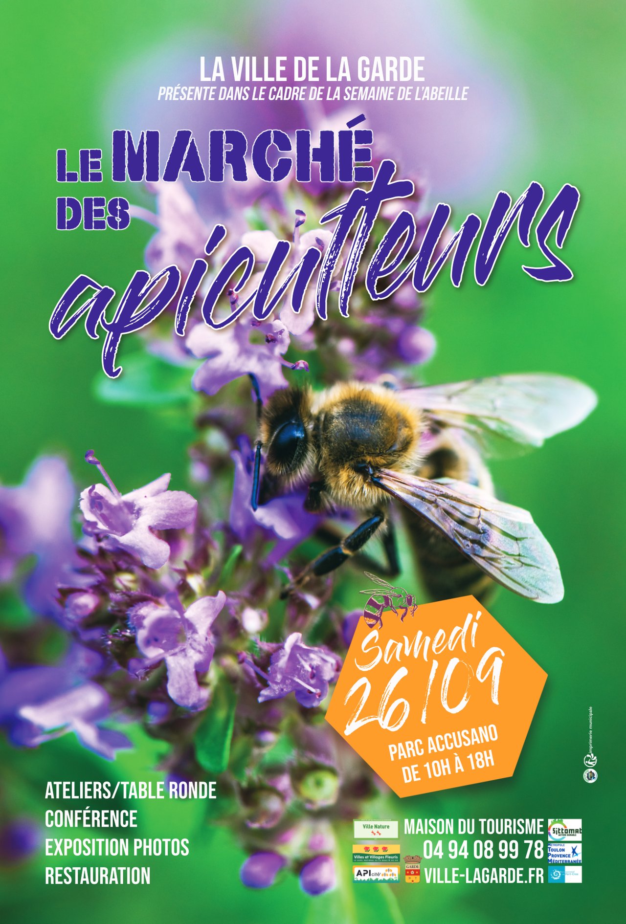 Fête des apiculteurs à La Garde samedi 26 septembre 2026