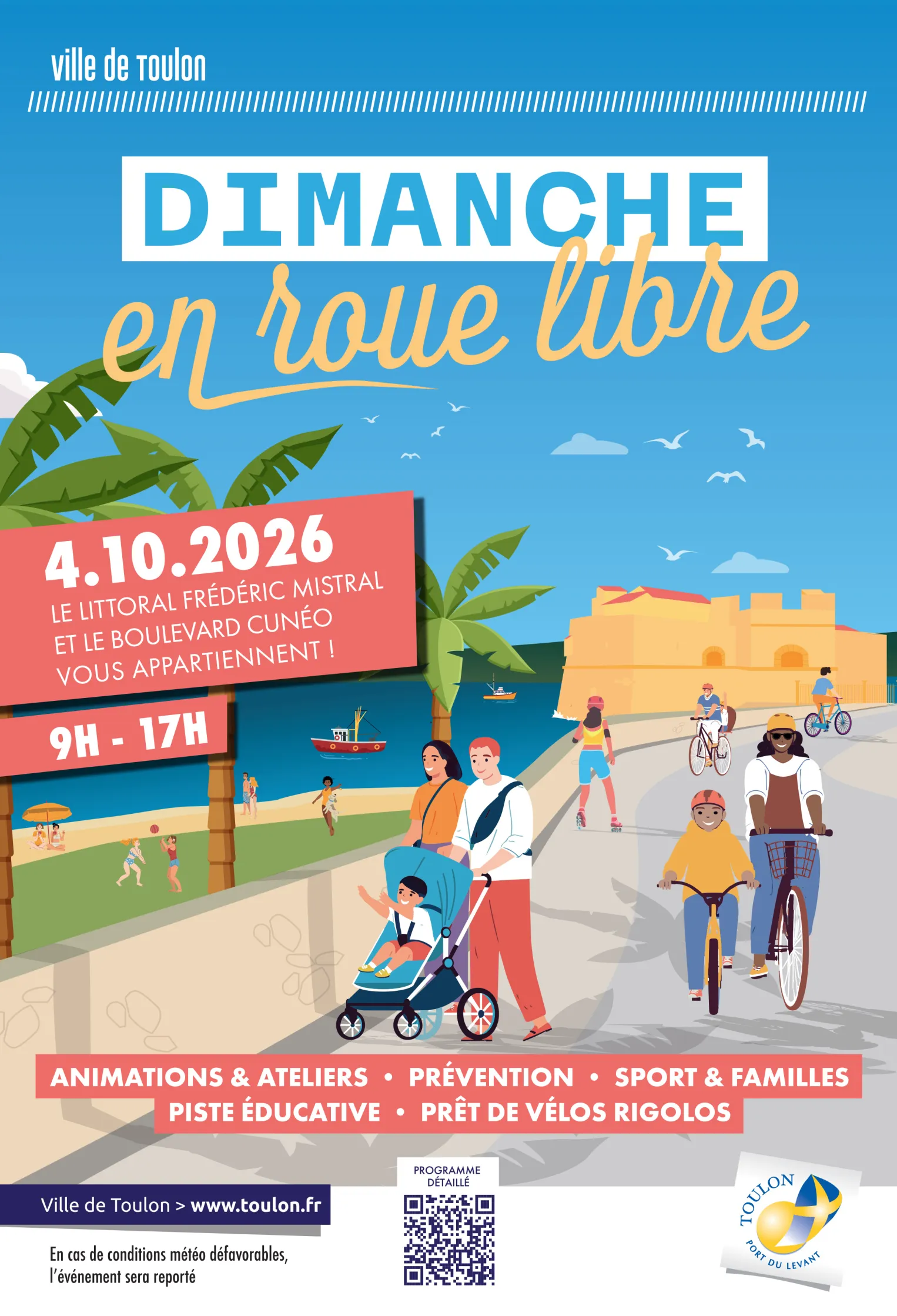 Inédit ! Un dimanche en roue libre : Toulon ferme son littoral aux voitures pour une journée